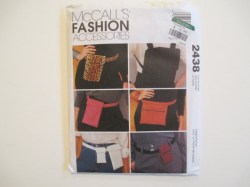 2438 MCC BACKPACK, ADJUSTABLE BELT BAGS PATTERN